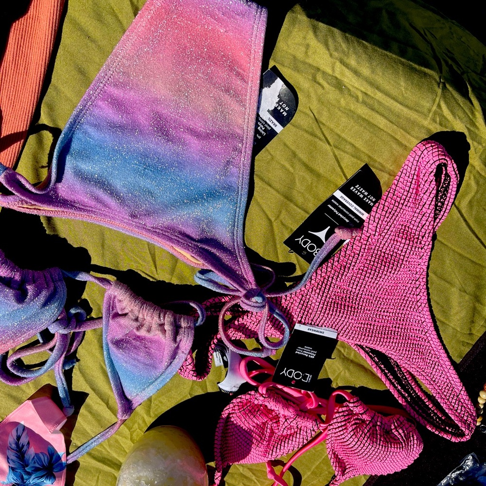 Cute two piece swim suit